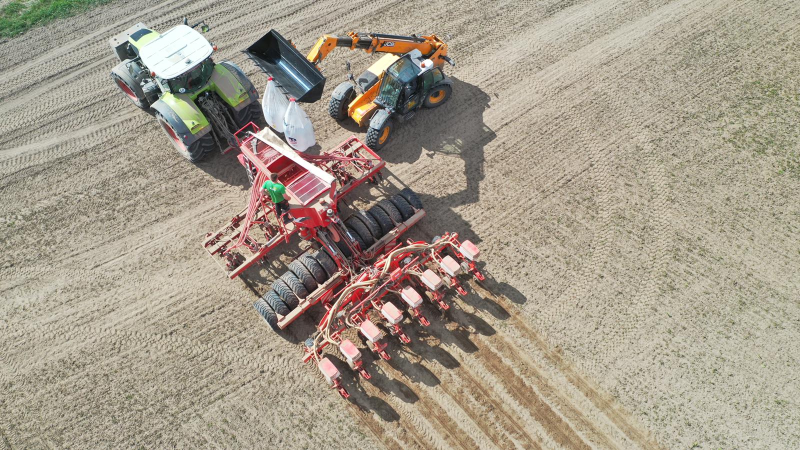 Siew Anovi technologią Strip-till